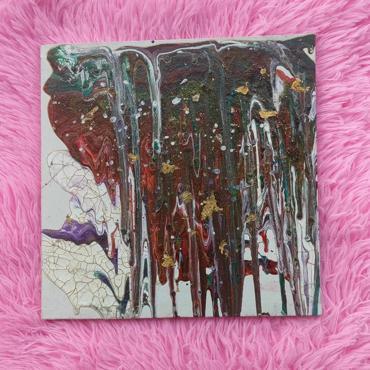 Acid Rain — Acrylic Painting by Sydney Nova, abstract, creative, cute