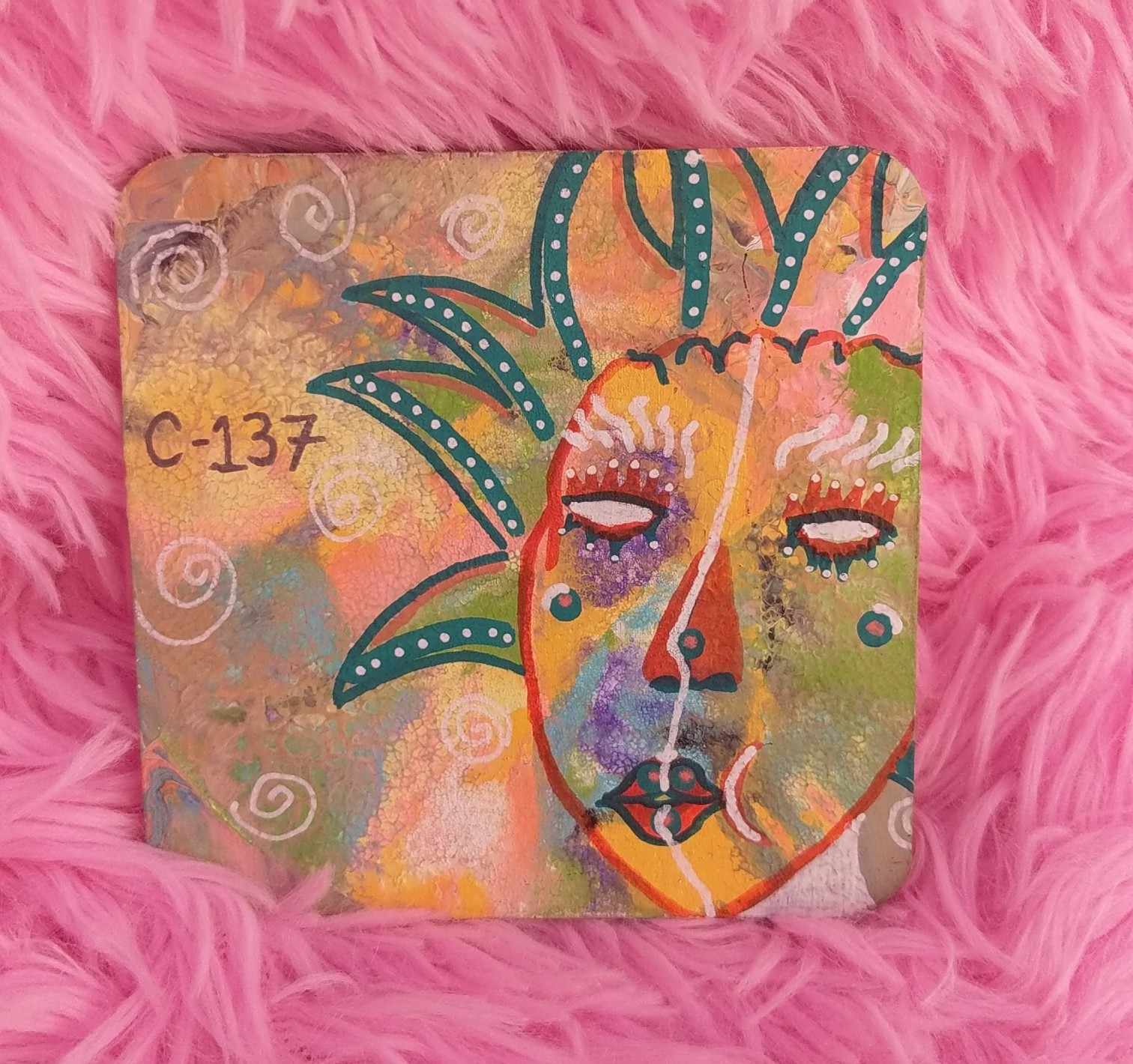 C-137 — Acrylic Painting, R&M Fanart by Sydney Nova, abstract, alien, creative