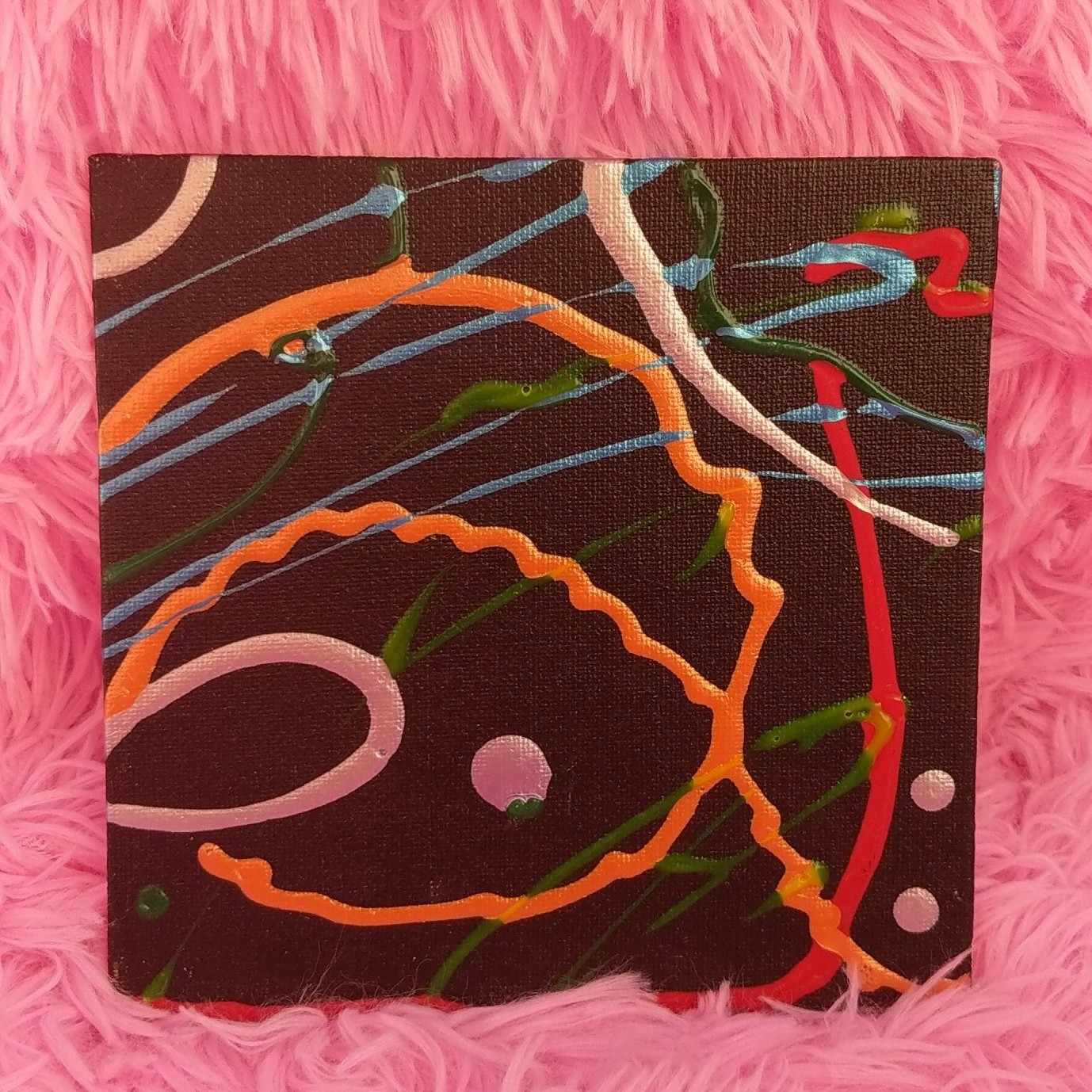 Question — Acrylic Painting by Sydney Nova, abstract, creative, cute