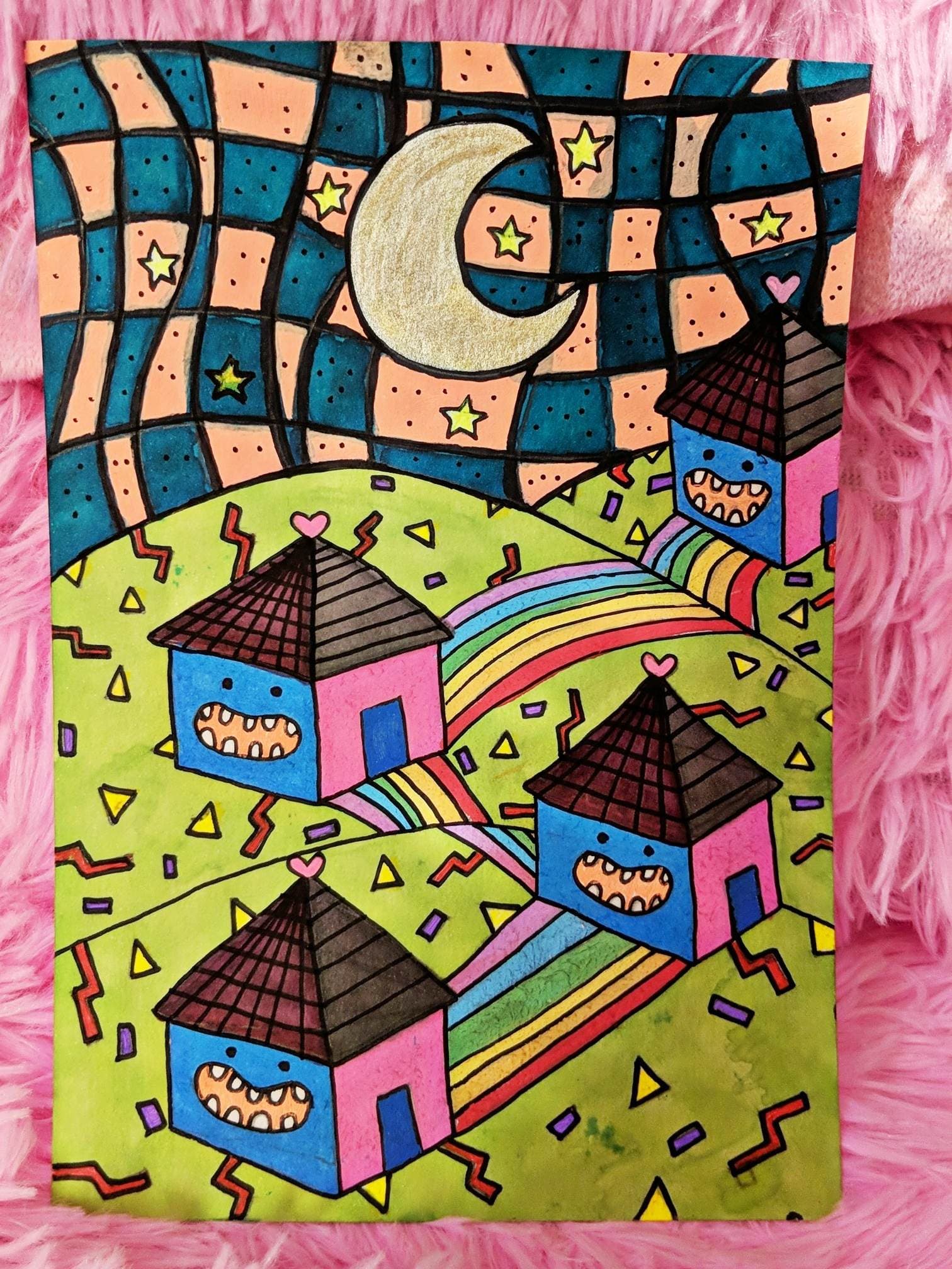 Hungry Houses on the Hillside