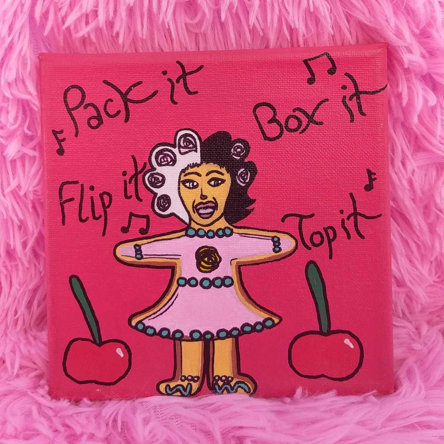 Melanie Martinez: Cookie Form (The Bakery) — Acrylic Painting by Sydney Nova, creative, creepy, cute