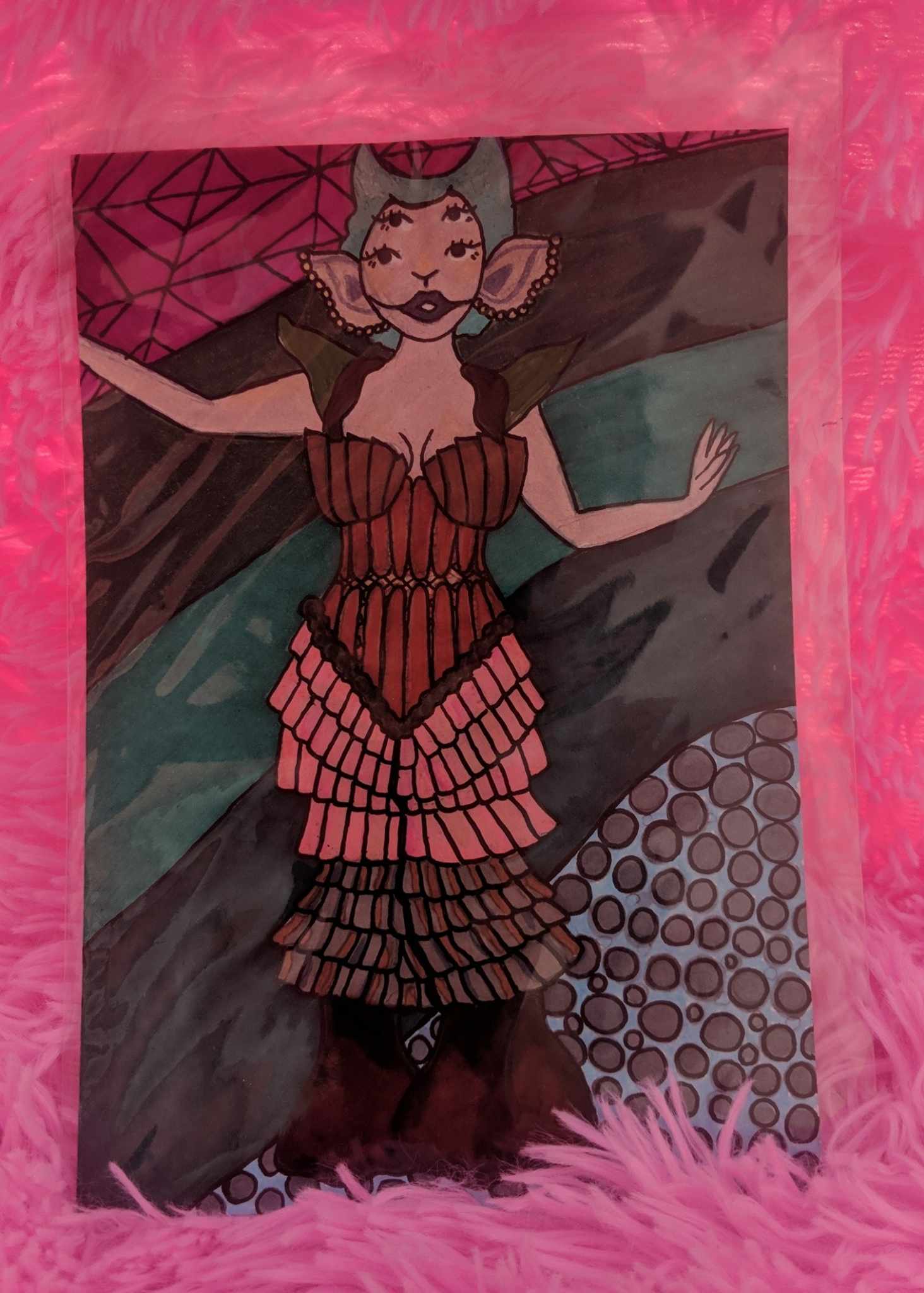 Melanie Martinez Portals Fanart — Painted Journal Page by Sydney Nova, alien, cottagecore, creative