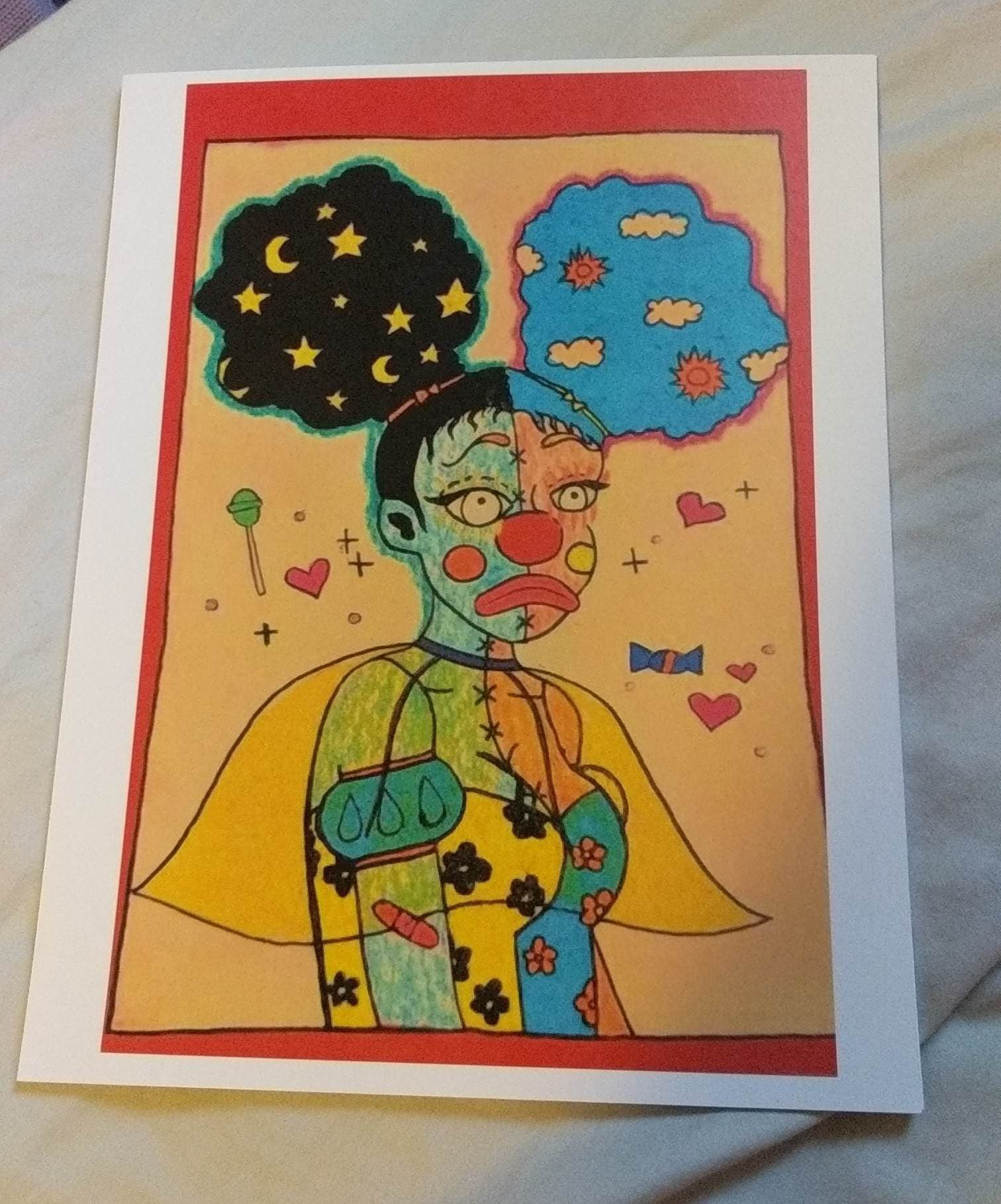 Prints: "Candy Clown