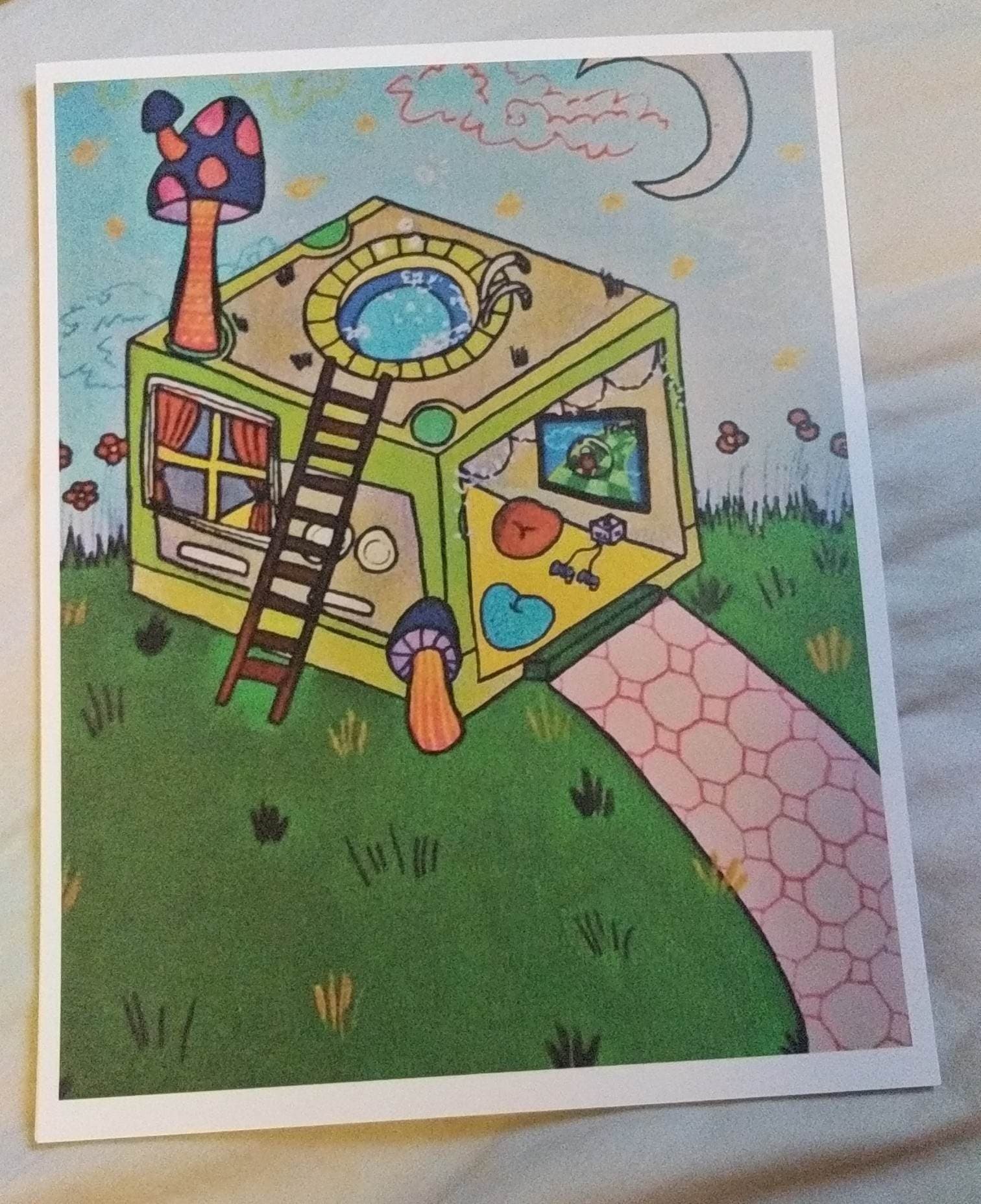 Prints: "Nintendayz — art print by Sydney Nova, clouds, cottagecore, creative